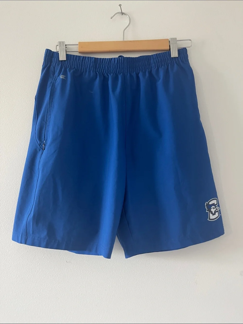 Champion Royal Blue Men's Athletic Shorts with Creighton Logo